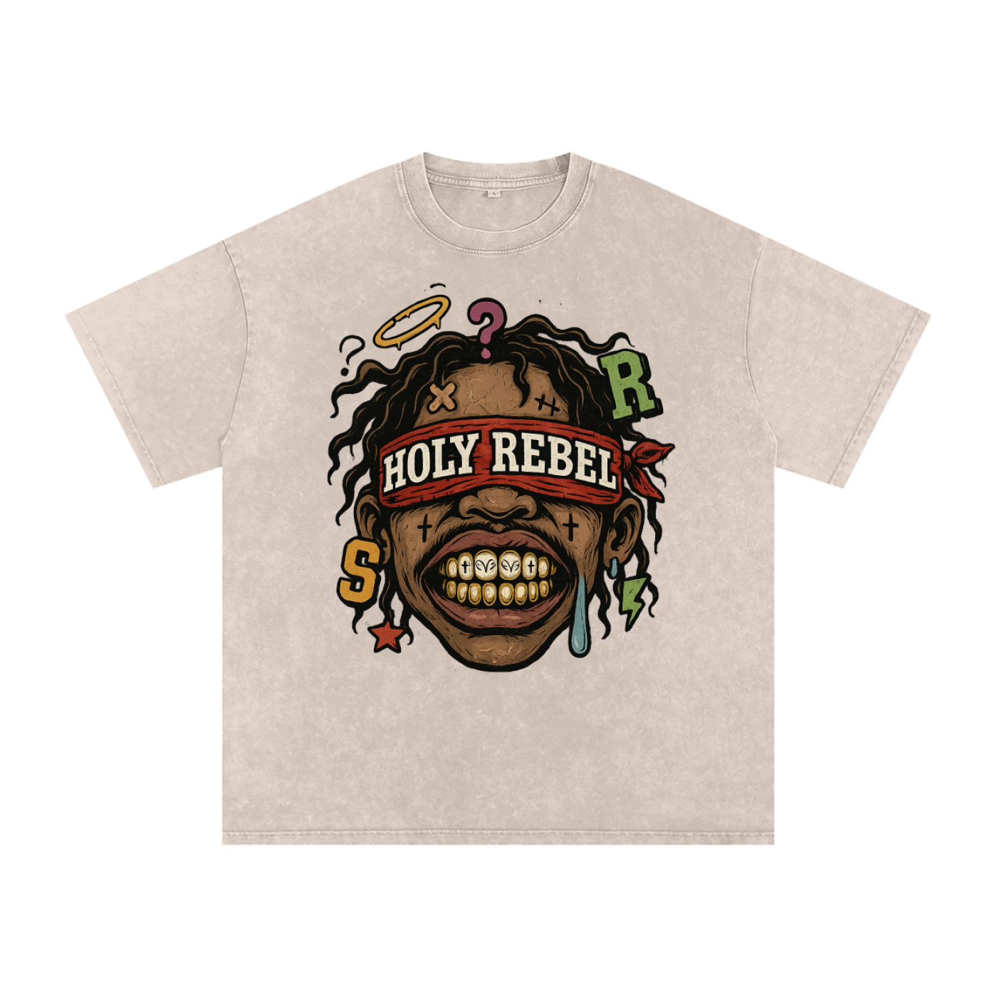 Acid Wash Oversize T-Shirt - 250 GSM