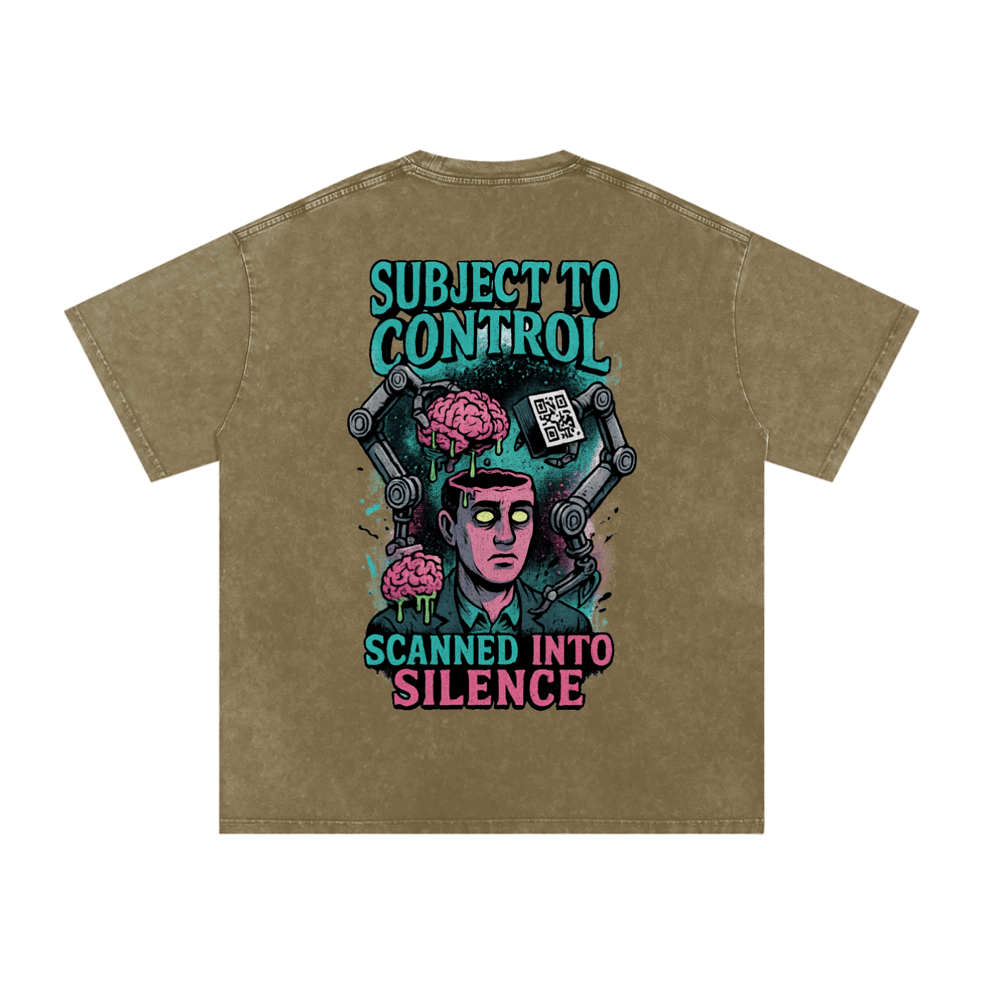 Acid Wash Oversize T-Shirt - 250 GSM