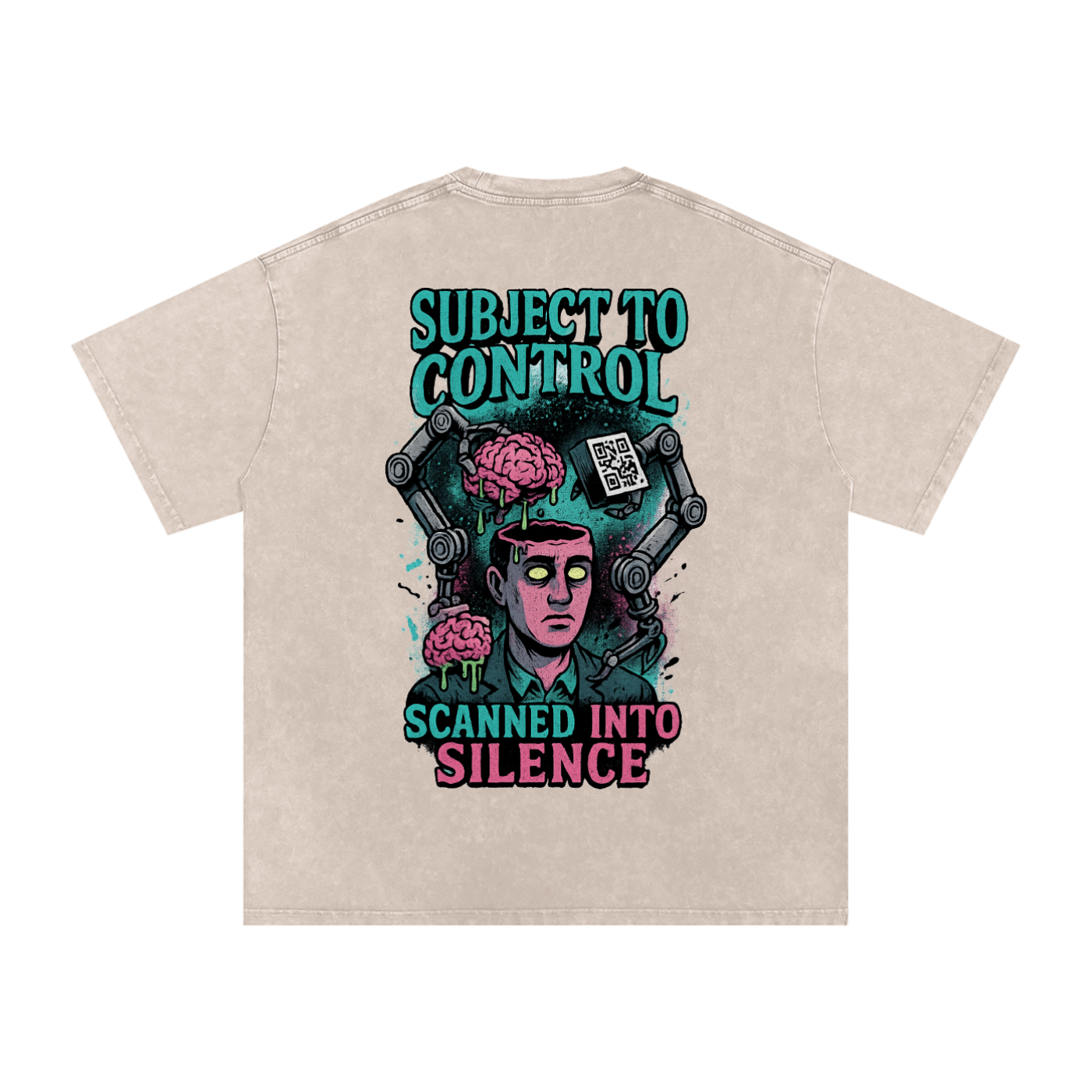 Acid Wash Oversize T-Shirt - 250 GSM