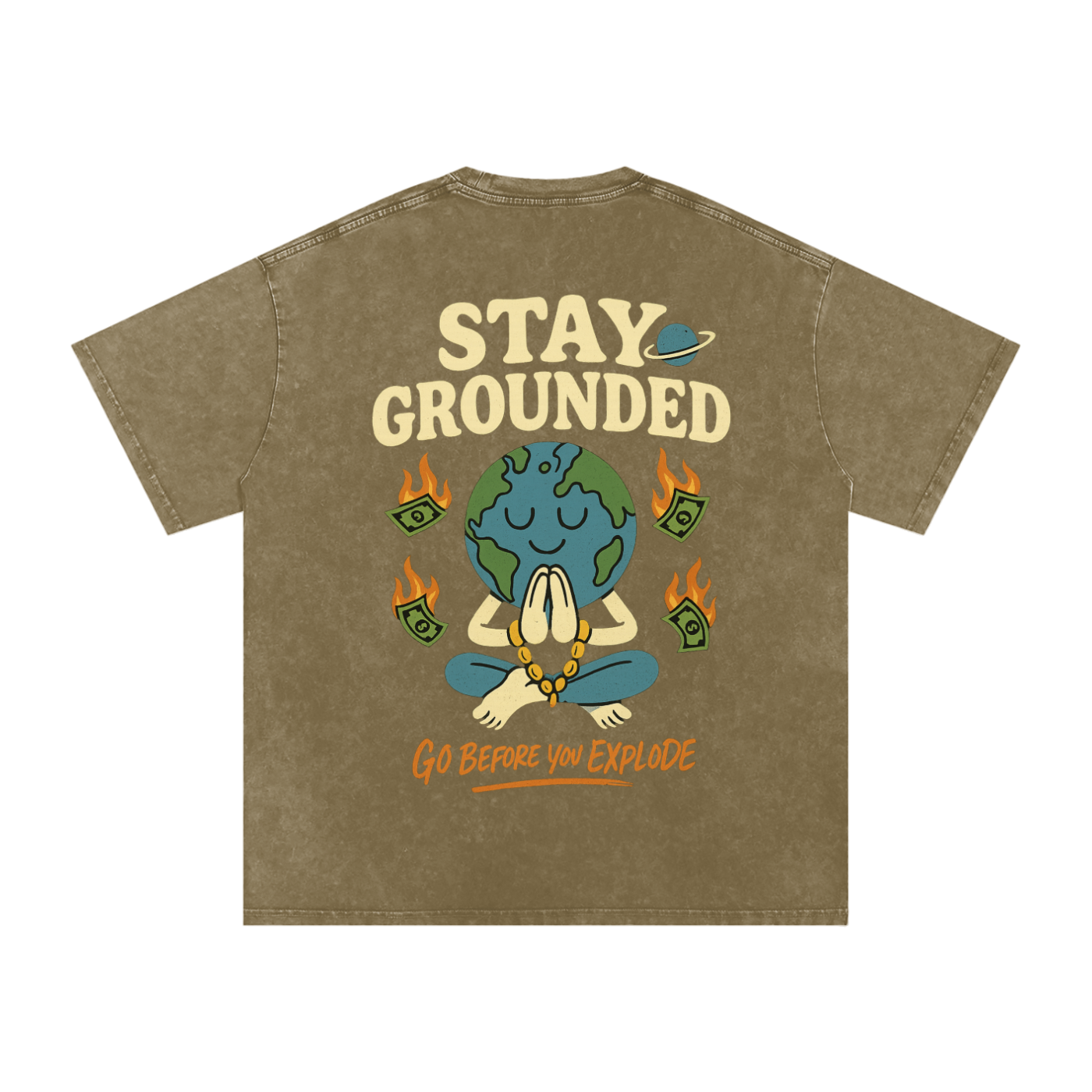 Acid Wash Oversize T-Shirt - 250 GSM