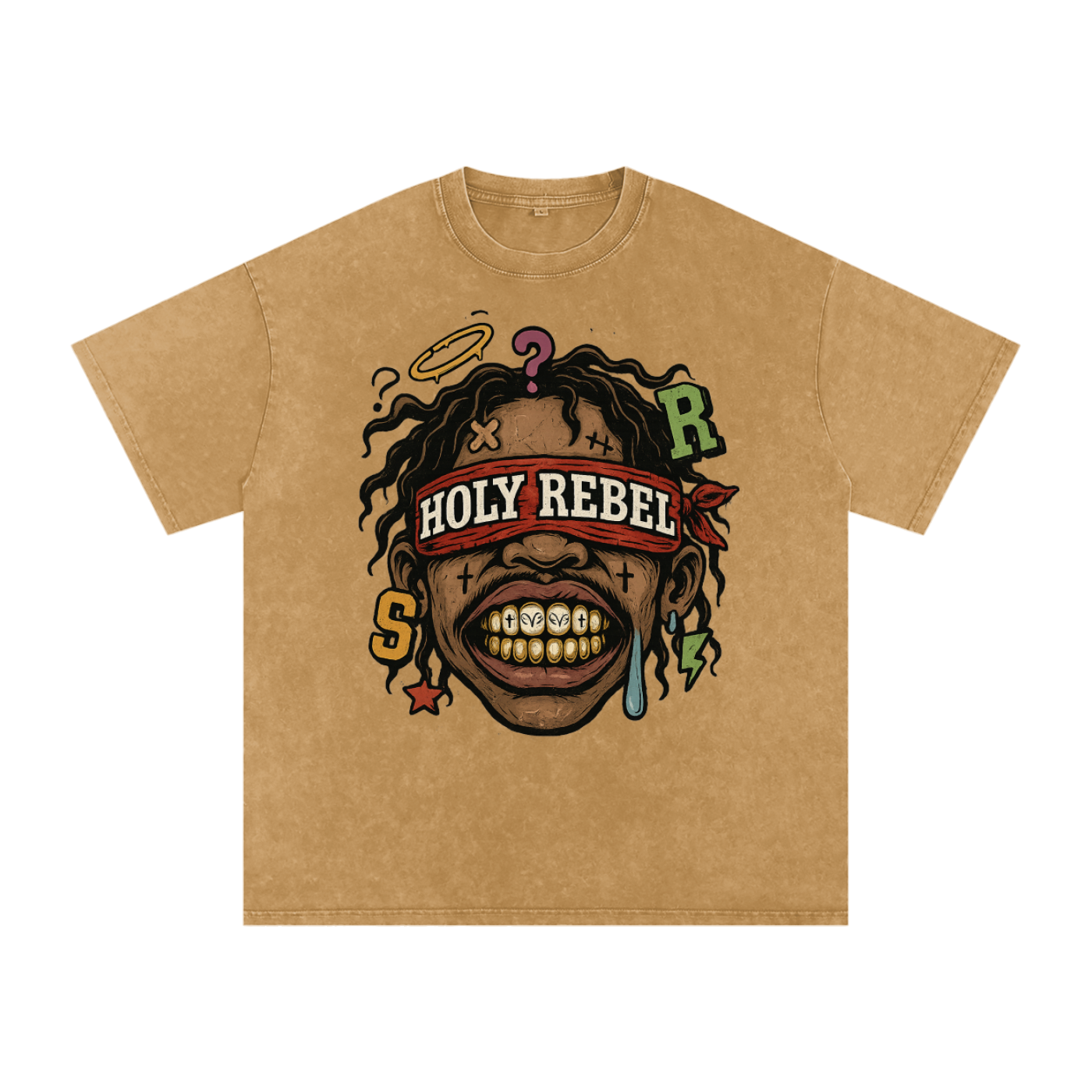 Acid Wash Oversize T-Shirt - 250 GSM