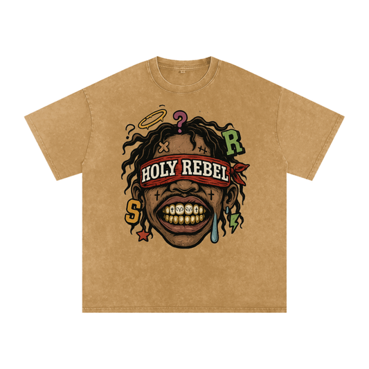 Acid Wash Oversize T-Shirt - 250 GSM