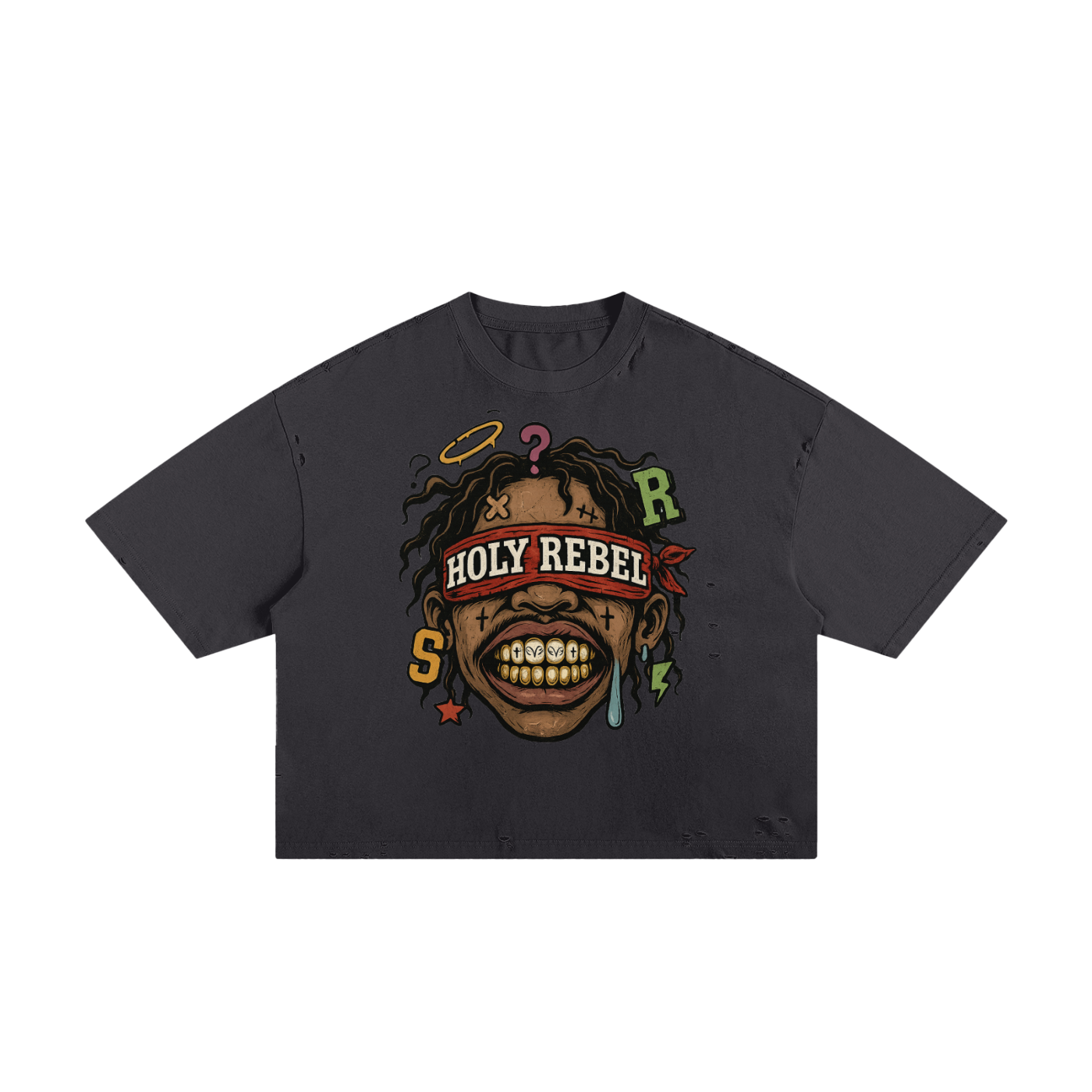 Classic Frayed Boxy Tee - 250 GSM