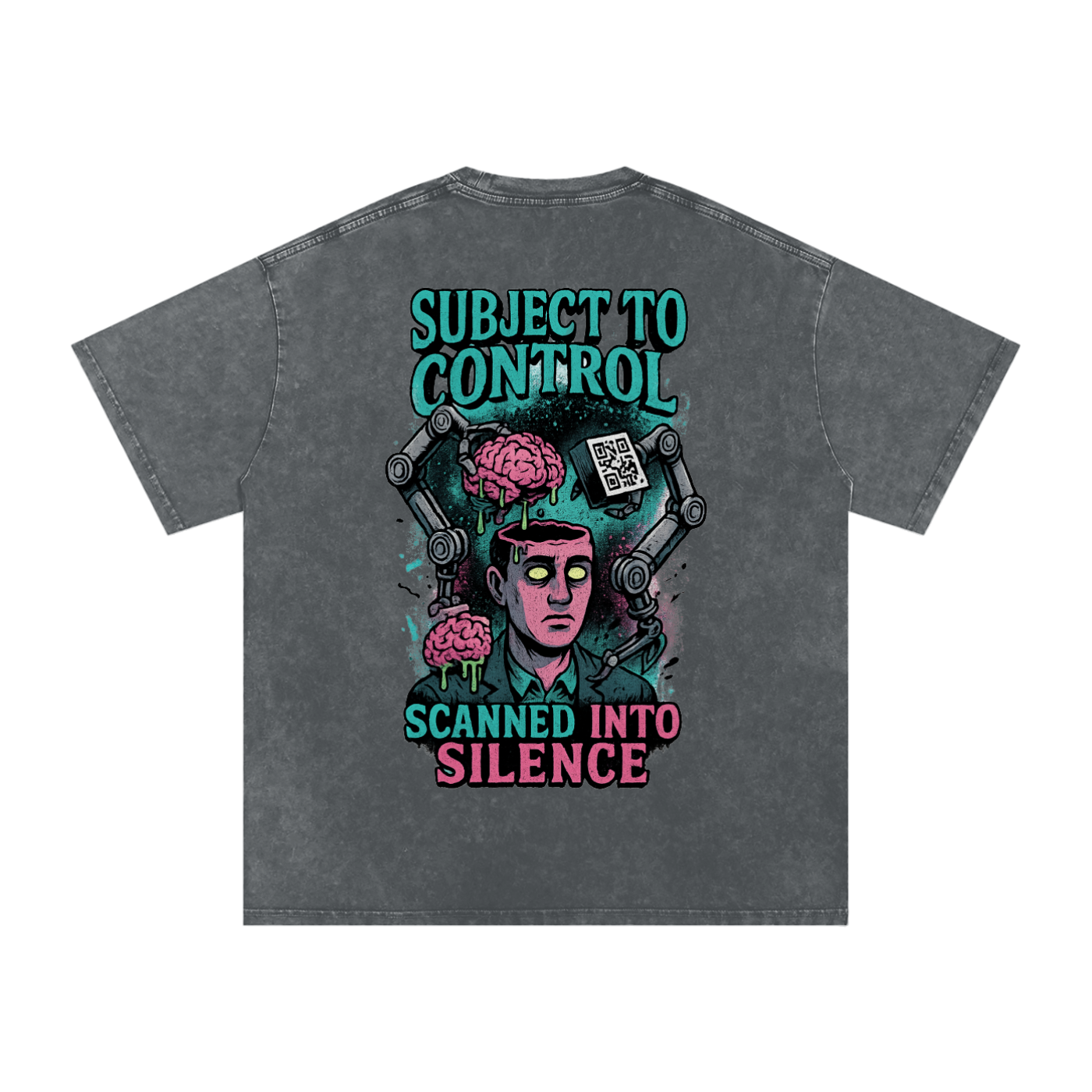 Acid Wash Oversize T-Shirt - 250 GSM