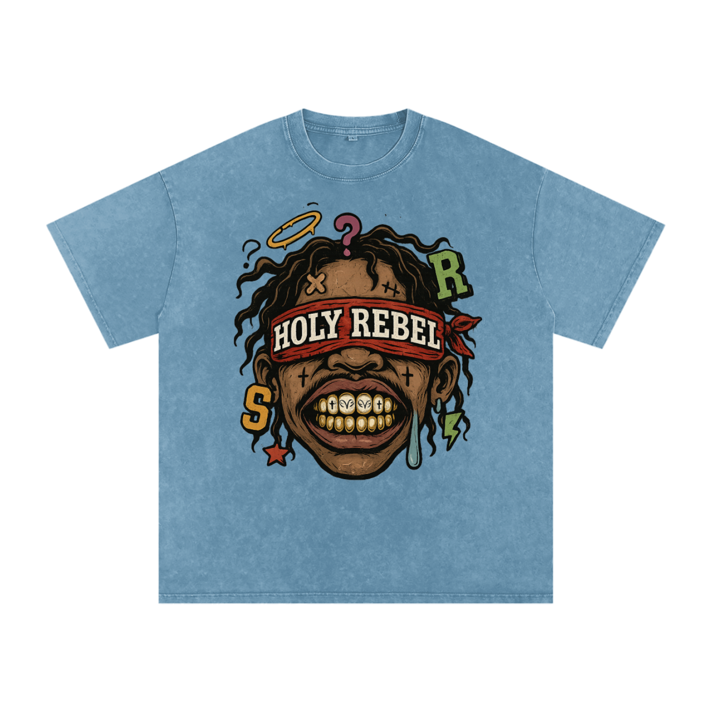 Acid Wash Oversize T-Shirt - 250 GSM
