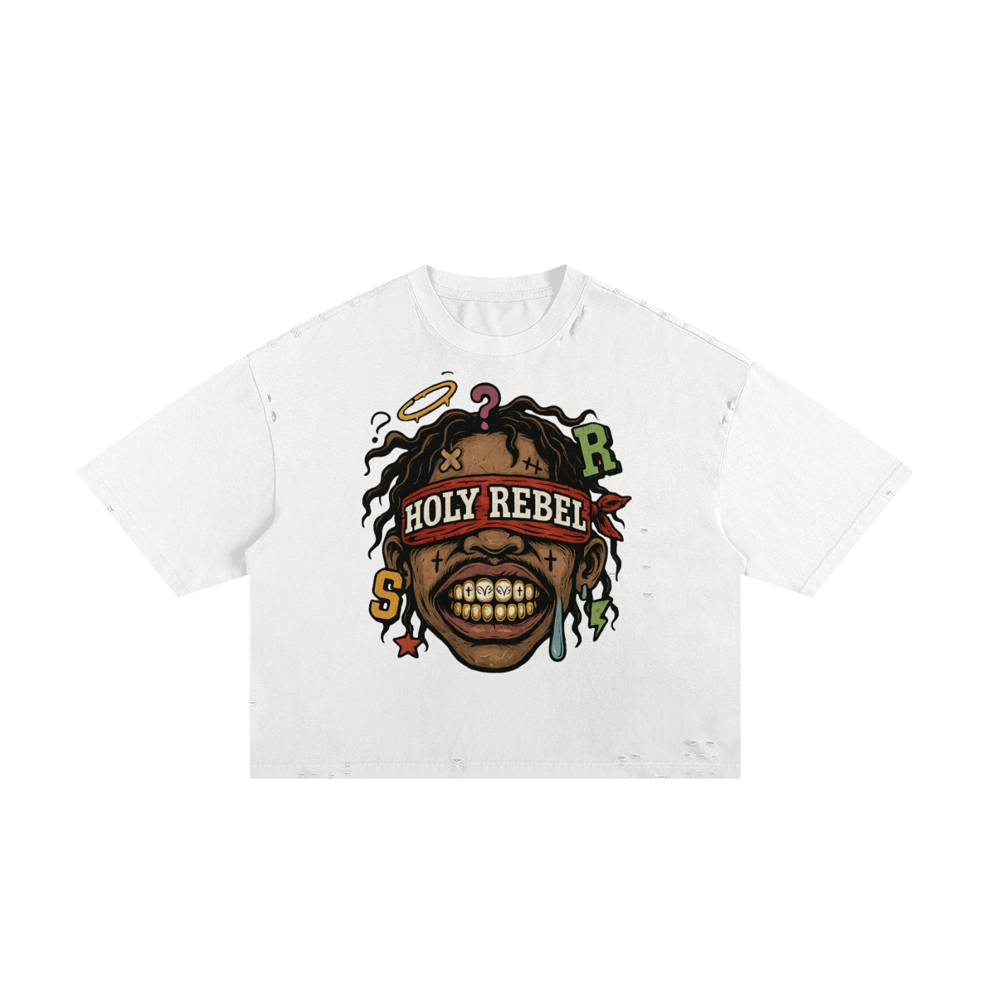 Classic Frayed Boxy Tee - 250 GSM