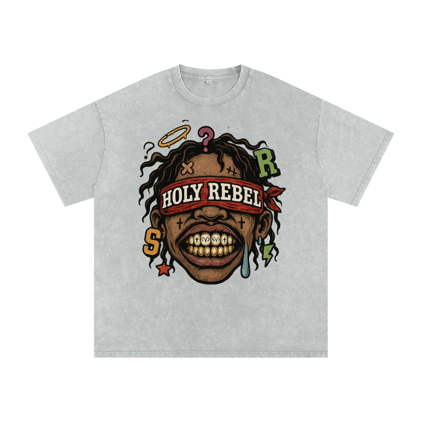 Acid Wash Oversize T-Shirt - 250 GSM