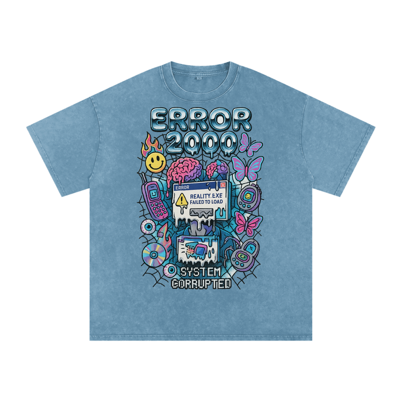Acid Wash Oversize T-Shirt - 250 GSM