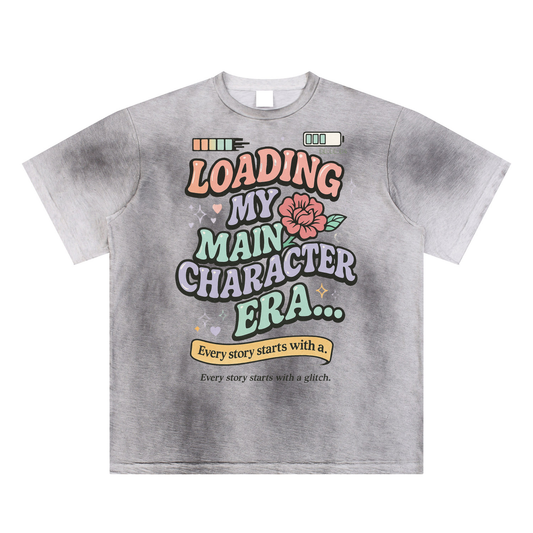 Sun Fade Hand-Painted T-Shirt