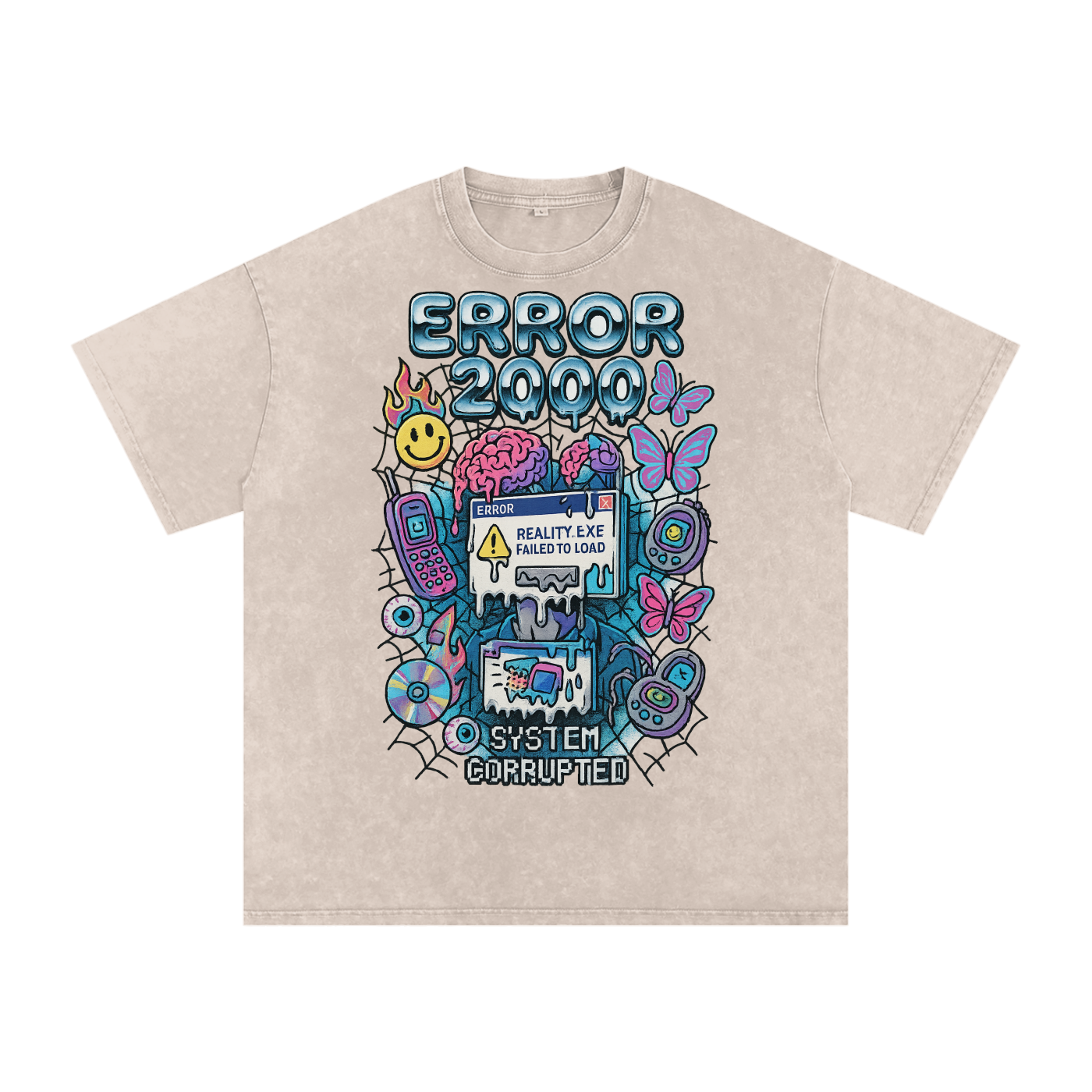 Acid Wash Oversize T-Shirt - 250 GSM