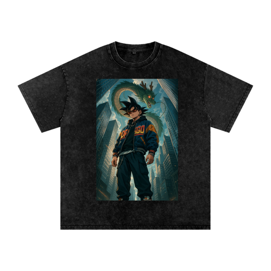 Acid Wash Oversize T-Shirt - 250 GSM