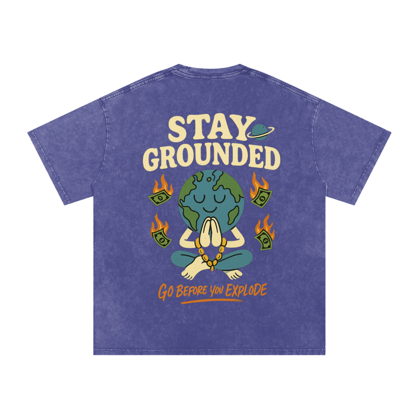 Acid Wash Oversize T-Shirt - 250 GSM
