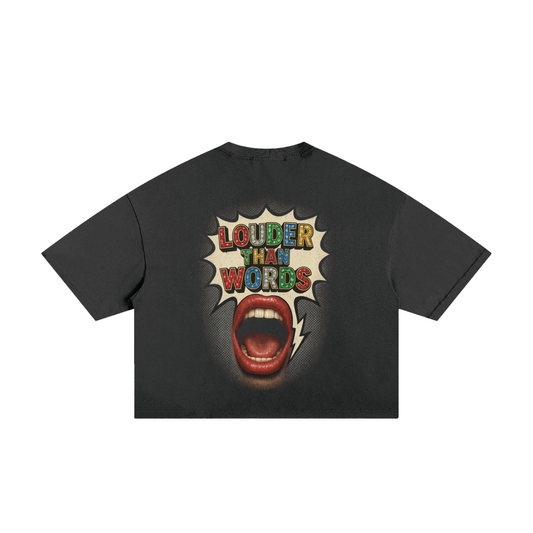 Classic Frayed Boxy Tee - 250 GSM