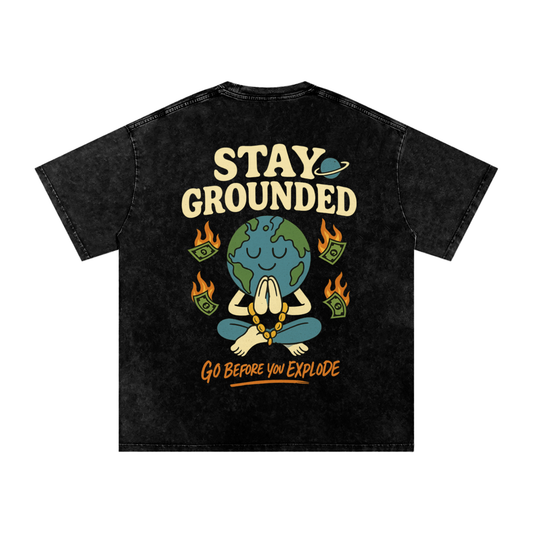 Acid Wash Oversize T-Shirt - 250 GSM