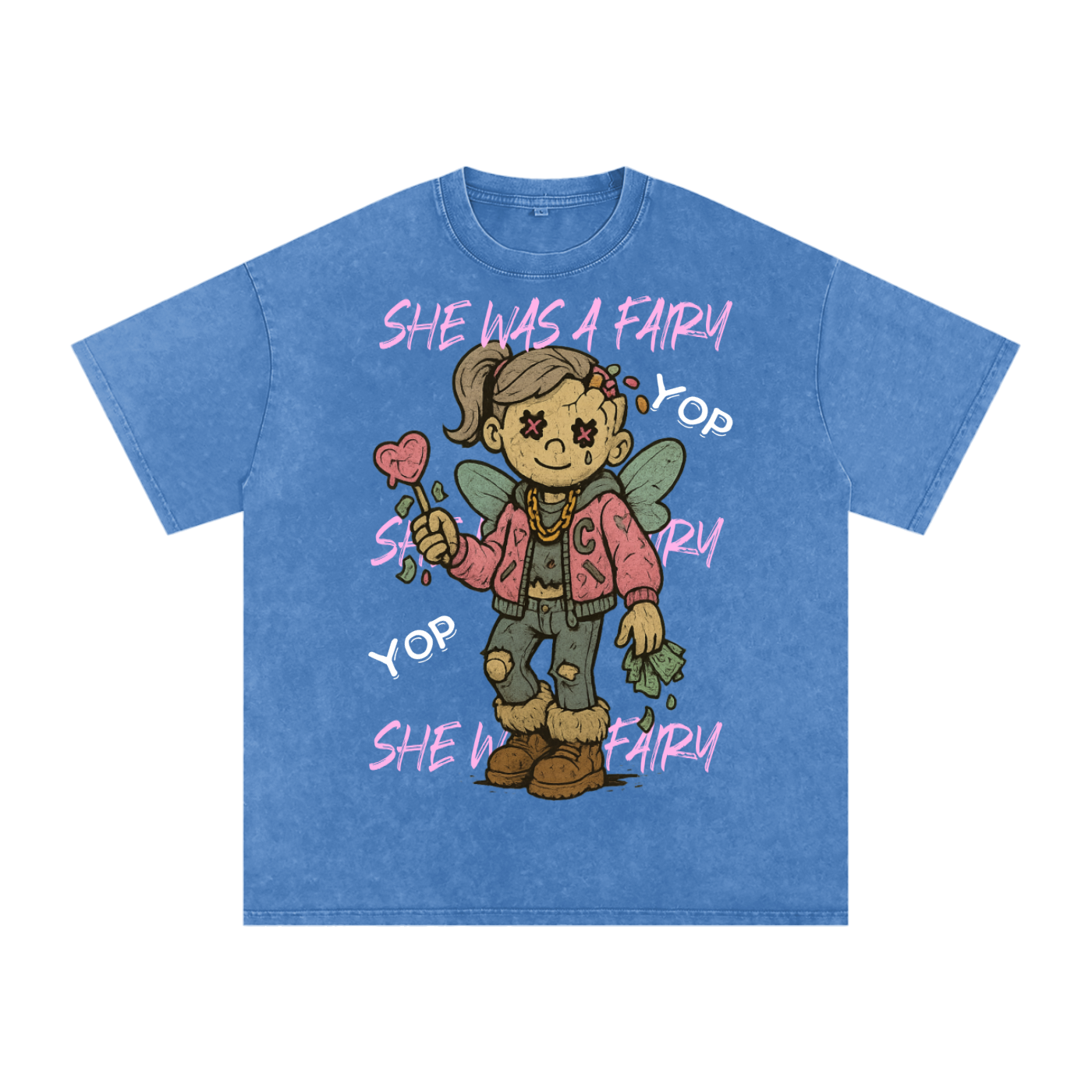 Acid Wash Oversize T-Shirt - 250 GSM