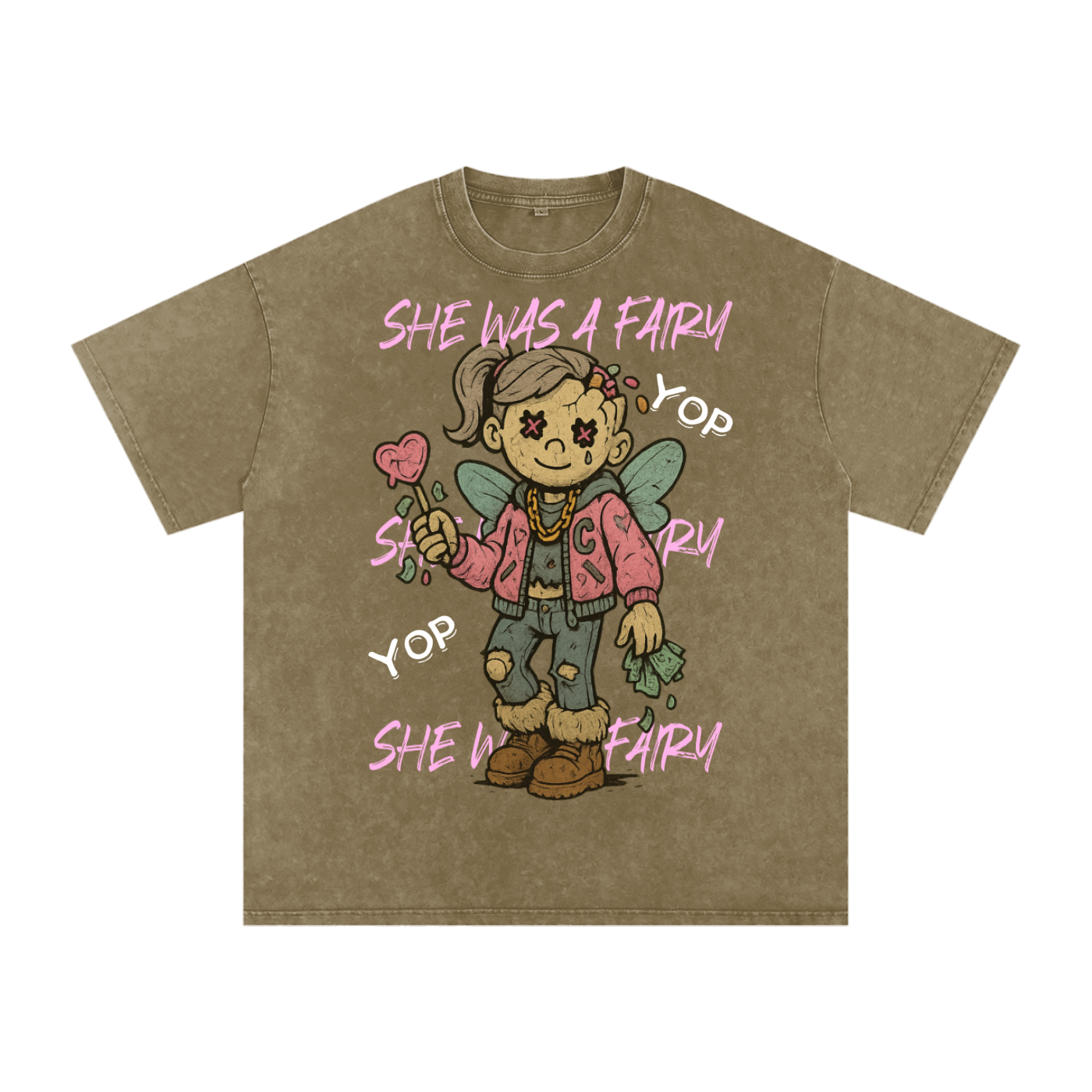 Acid Wash Oversize T-Shirt - 250 GSM
