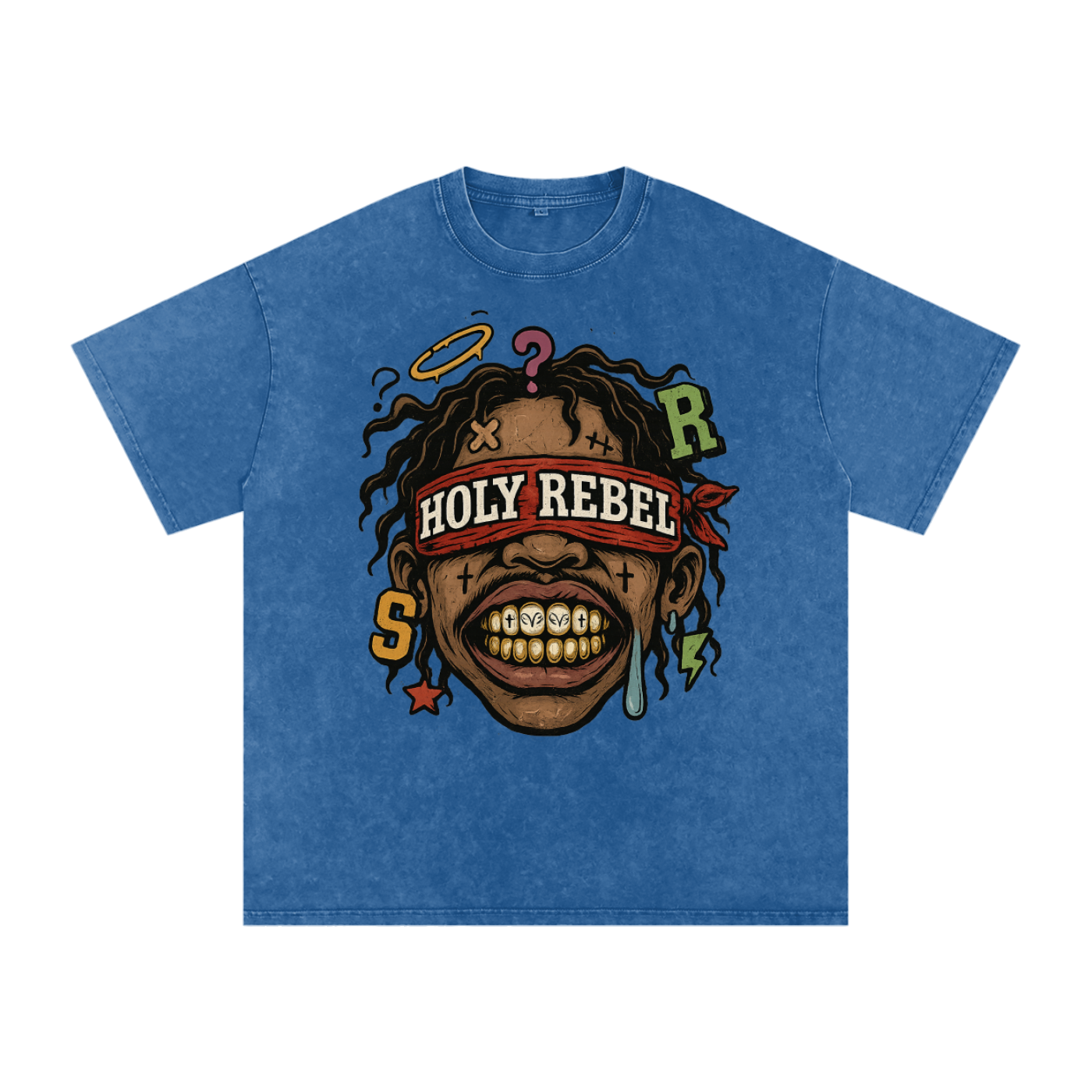 Acid Wash Oversize T-Shirt - 250 GSM