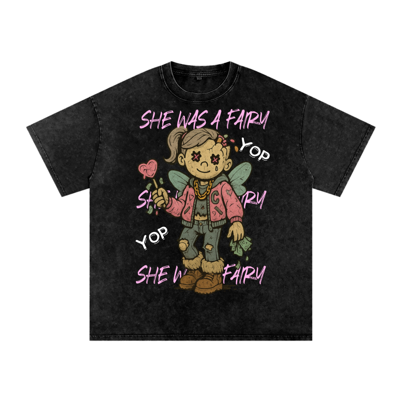 Acid Wash Oversize T-Shirt - 250 GSM