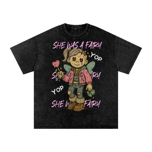 Acid Wash Oversize T-Shirt - 250 GSM