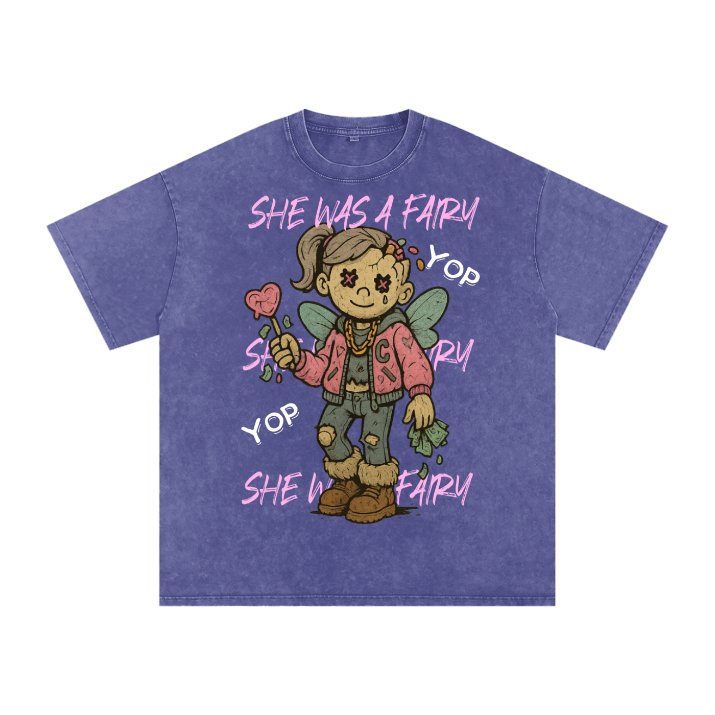 Acid Wash Oversize T-Shirt - 250 GSM