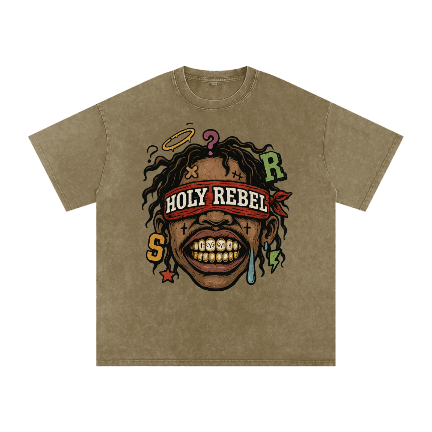Acid Wash Oversize T-Shirt - 250 GSM