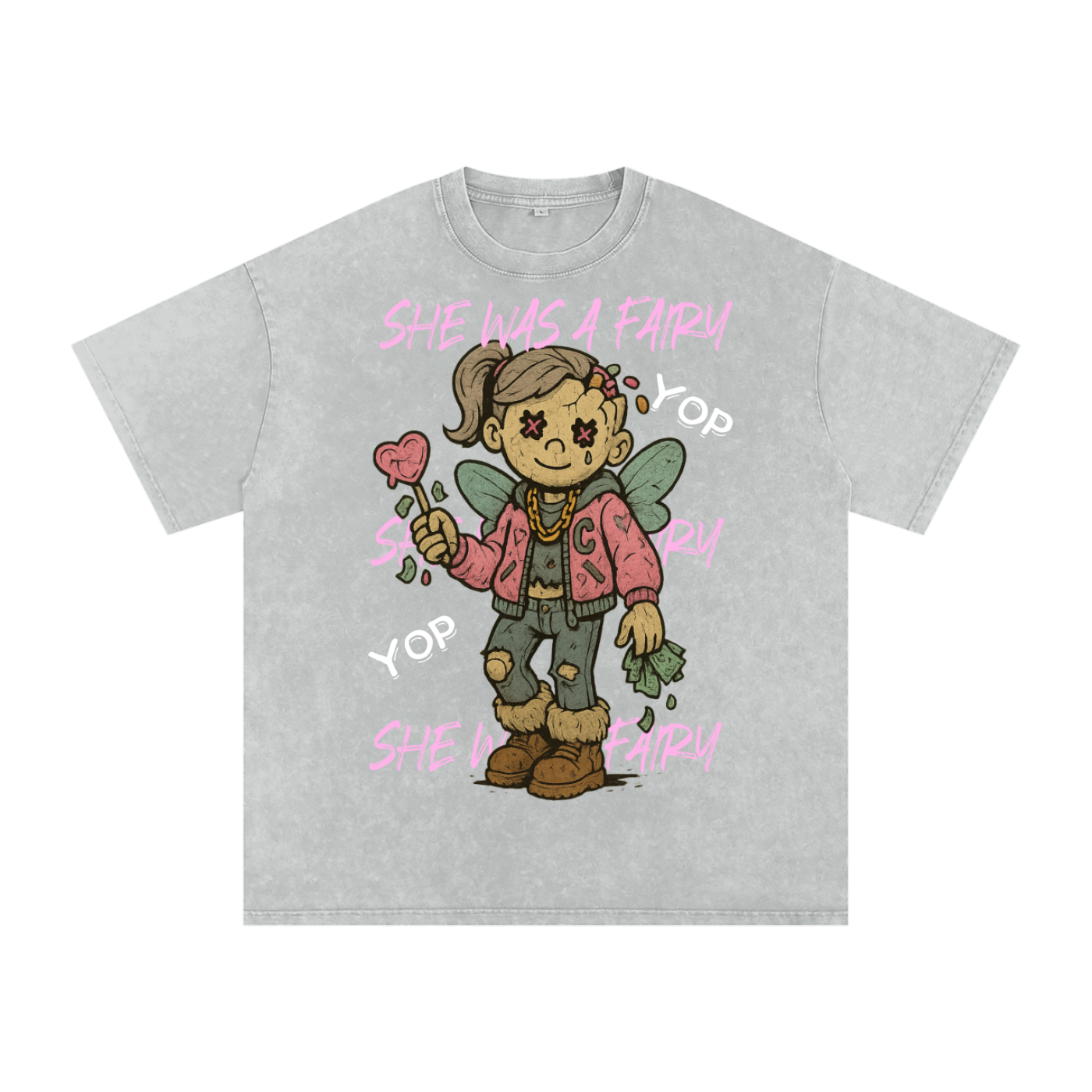 Acid Wash Oversize T-Shirt - 250 GSM