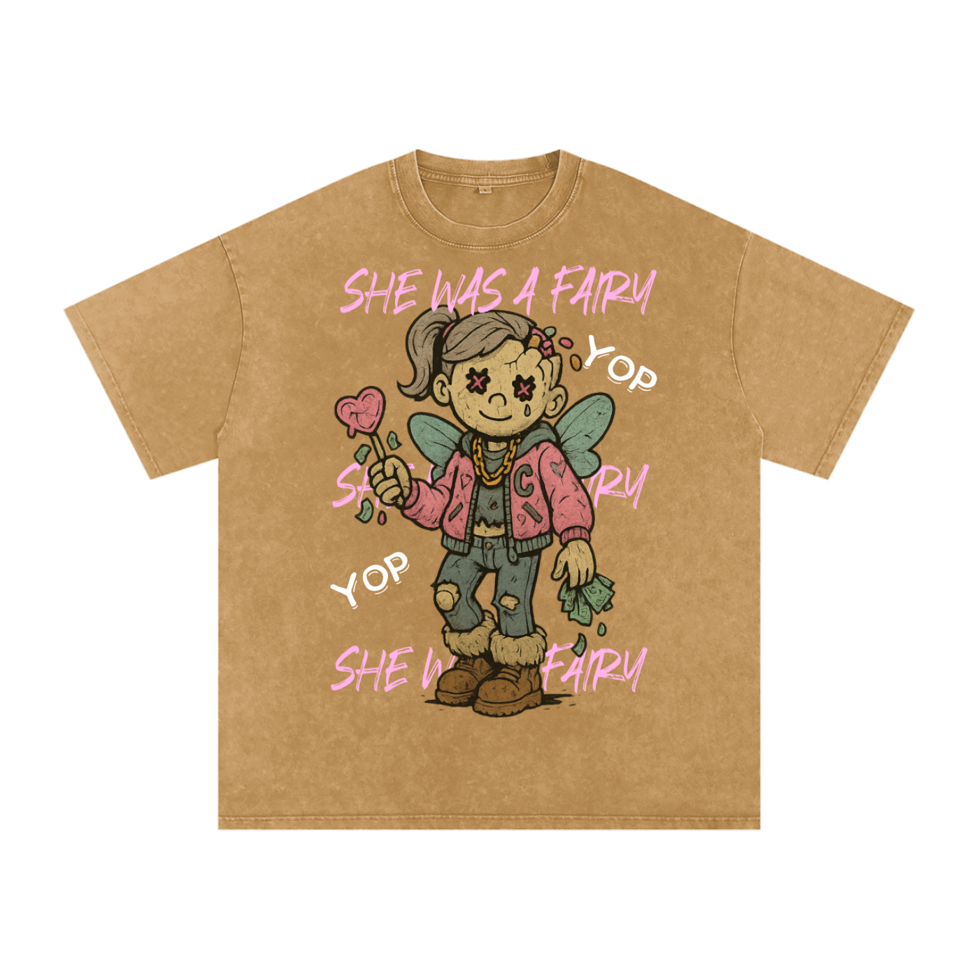 Acid Wash Oversize T-Shirt - 250 GSM