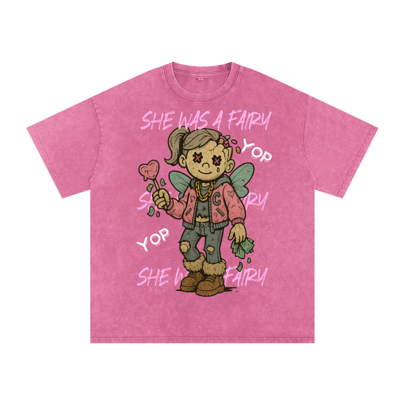 Acid Wash Oversize T-Shirt - 250 GSM