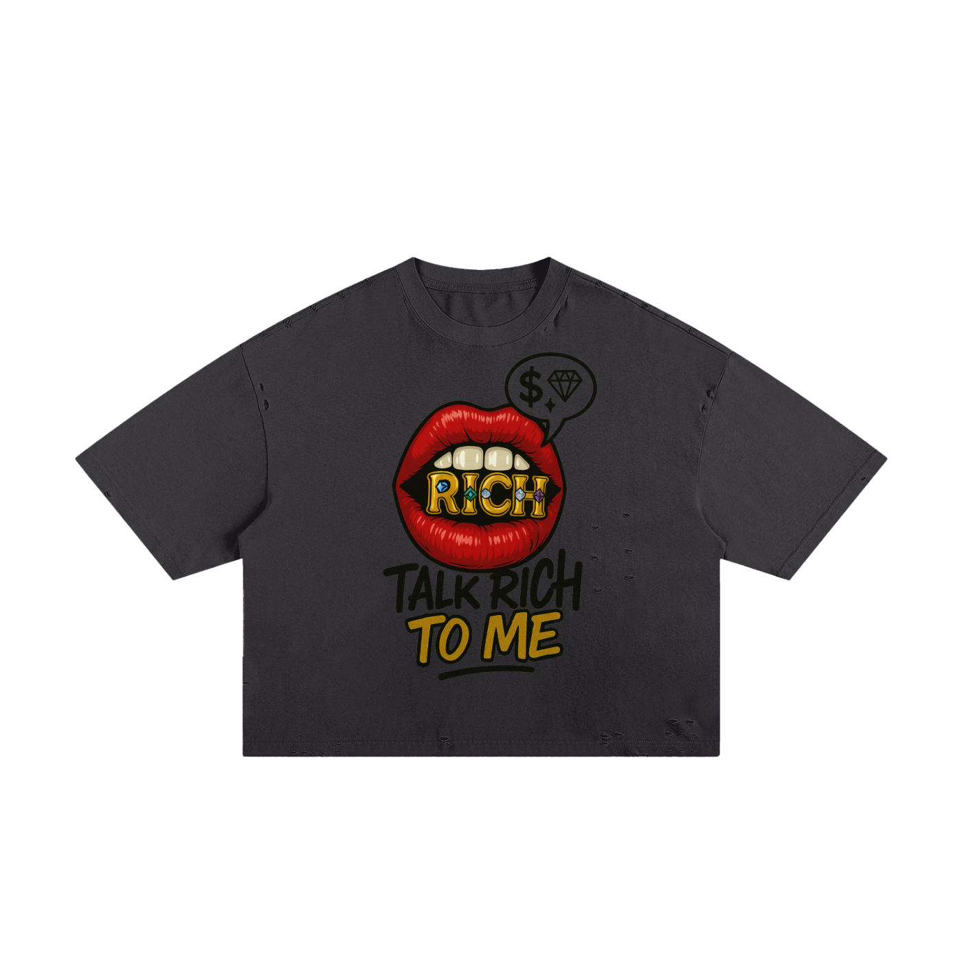 Classic Frayed Boxy Tee - 250 GSM
