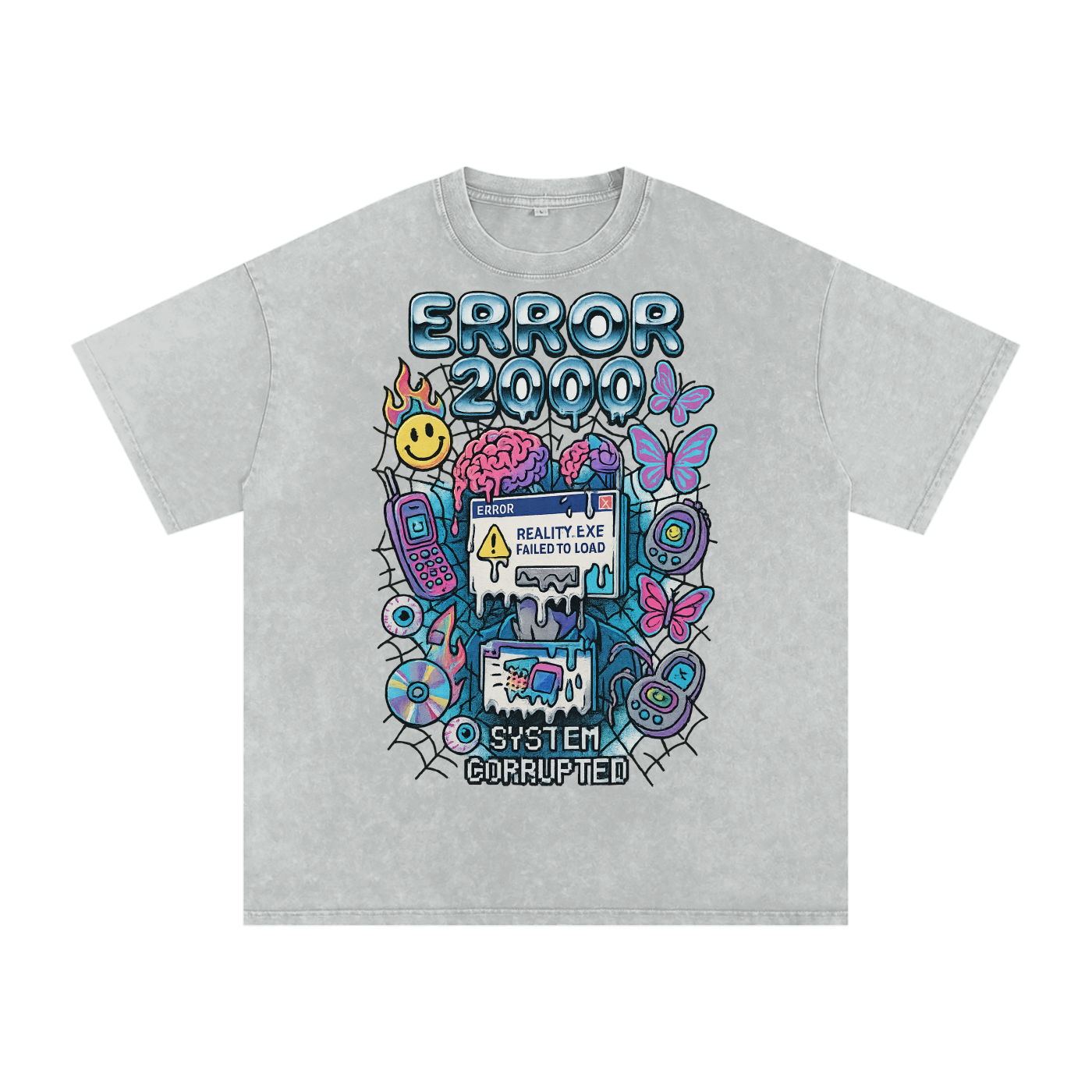 Acid Wash Oversize T-Shirt - 250 GSM