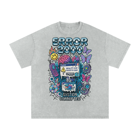 Acid Wash Oversize T-Shirt - 250 GSM